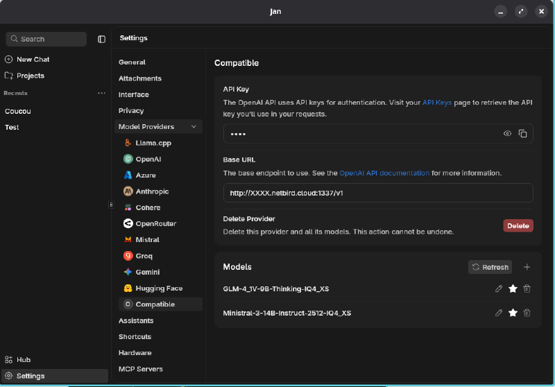 Démo de jan sur un laptop